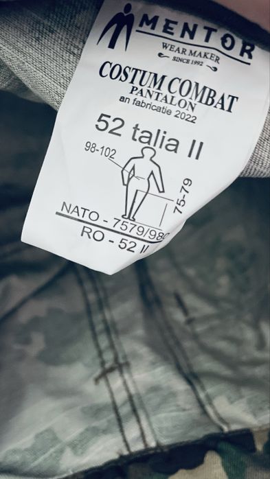 Tinuta COMBAT 52cu2 fortele terestre