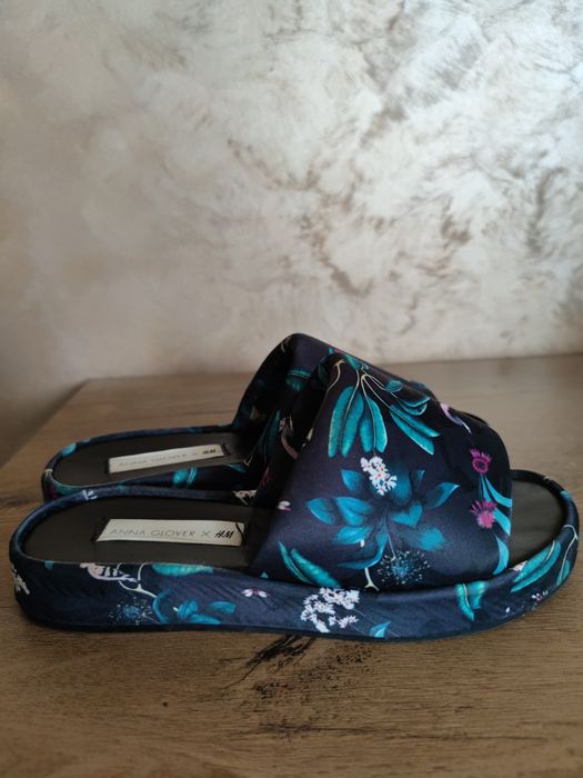 Papuci de satin Hm xAnna Glover, numărul 36