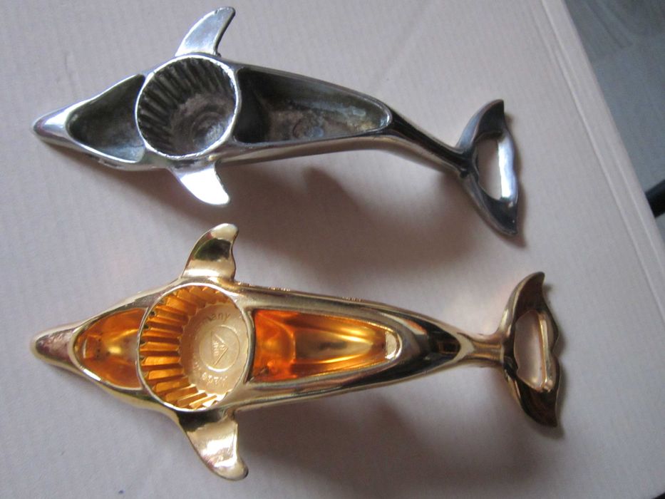 cadou rar desfacator de sticle metalic Delfin x3 made in Germany 1980