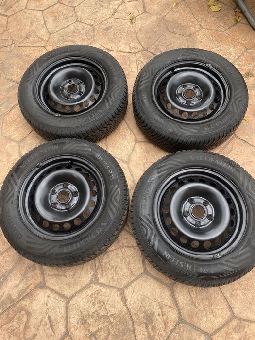 Roti jante anvelope iarnă 195 65 15 Golf 5,6,7 Seat Leon Skoda Octavia
