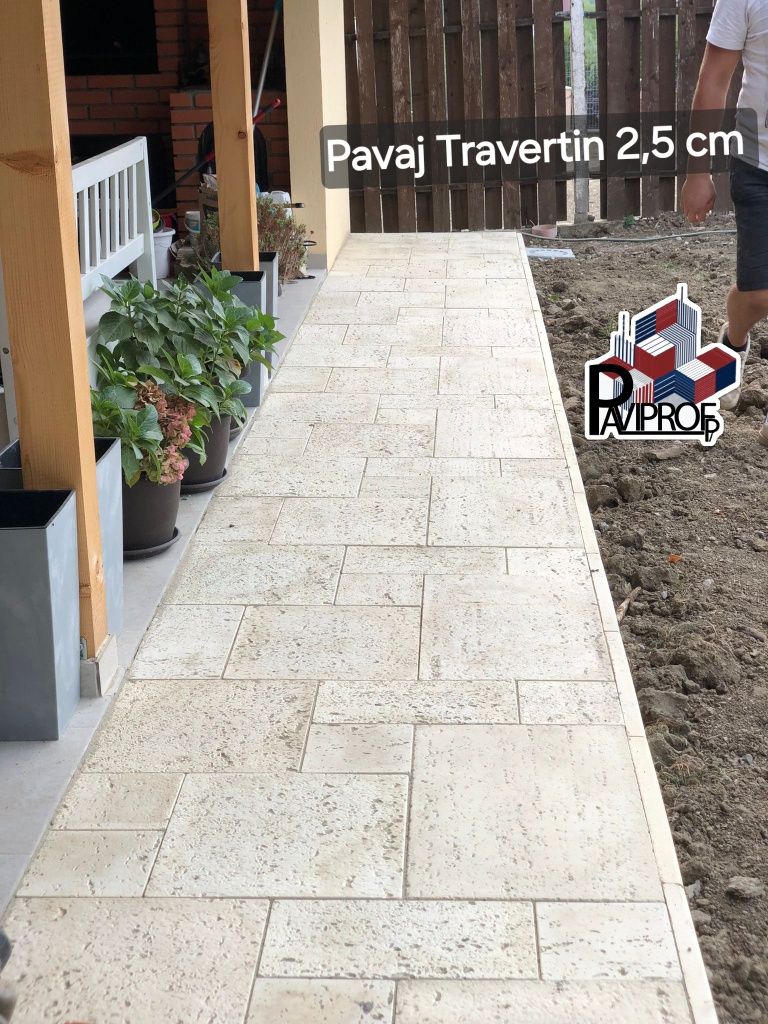 Pavele /dale / rigole / capace stalpi/travertin