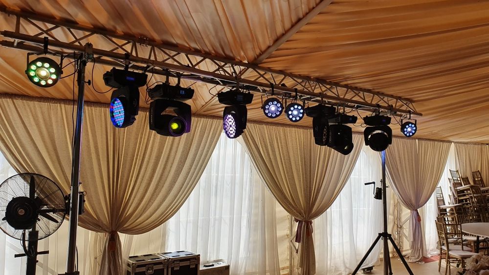 Schela lumini .de la 150 €- par led-moving head