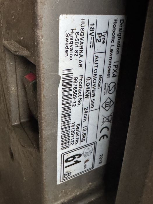 Vand Masina de Tuns Gazon Husqvarna Automower 550