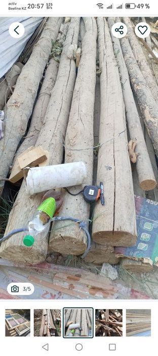 Ағаш балка жана ағаш  терезе