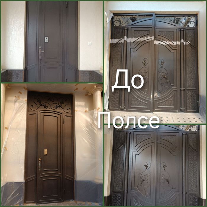 Покраска ворот ремонт ворот