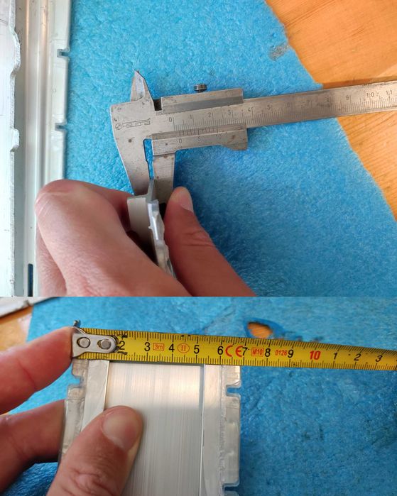 Profile Aluminiu Radiator Lungi 58cm pt. proiecte diy, amplificatoare