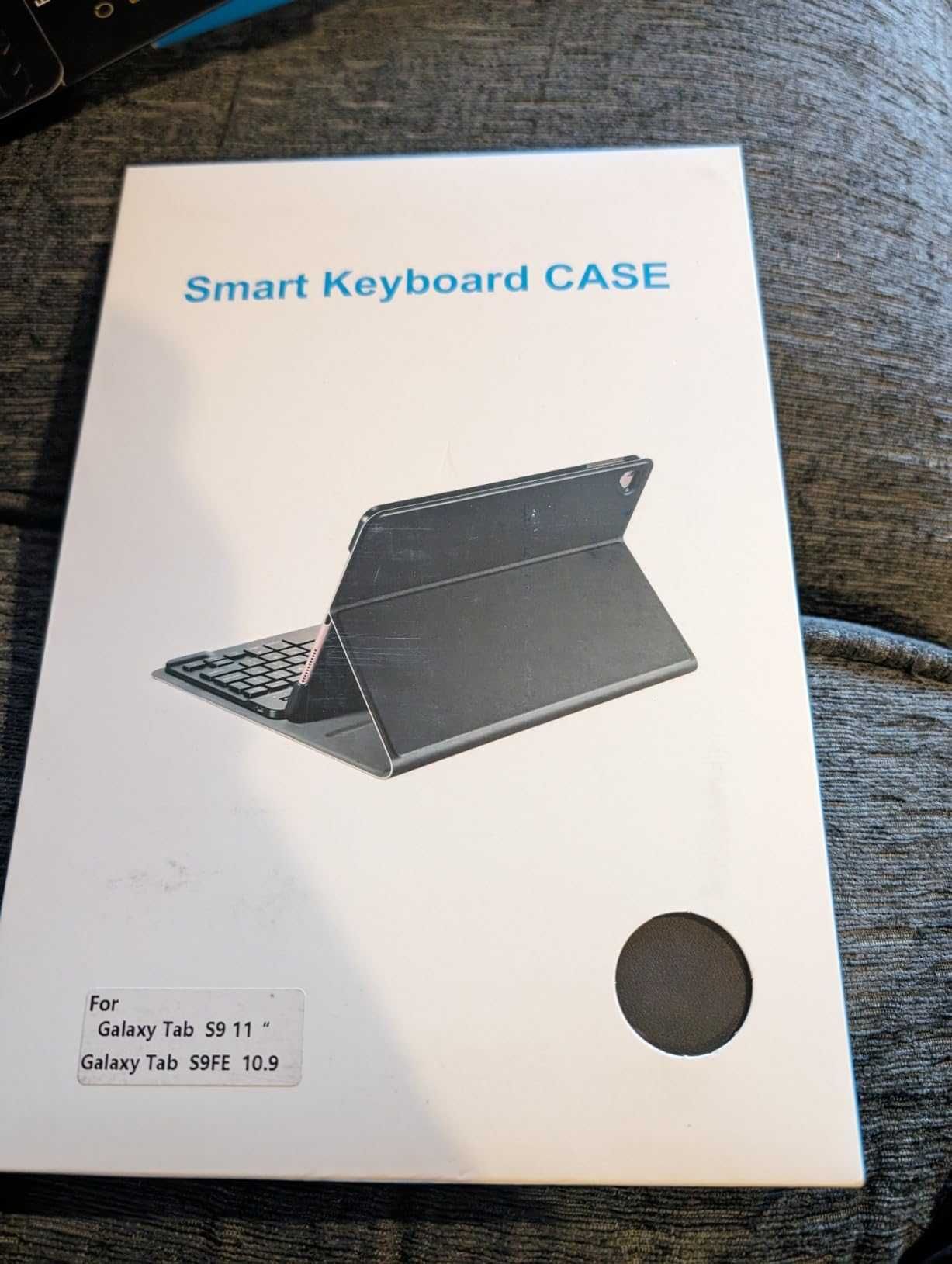 Калъф с клавиатура за Samsung Galaxy Tab A9+/A9 Plus 11 инча 2023, син