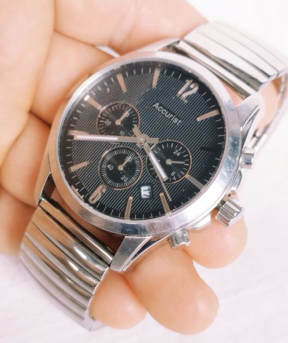 Ceas bărbătesc Accurist cu quartz, cronograf, din oțel inoxidabil