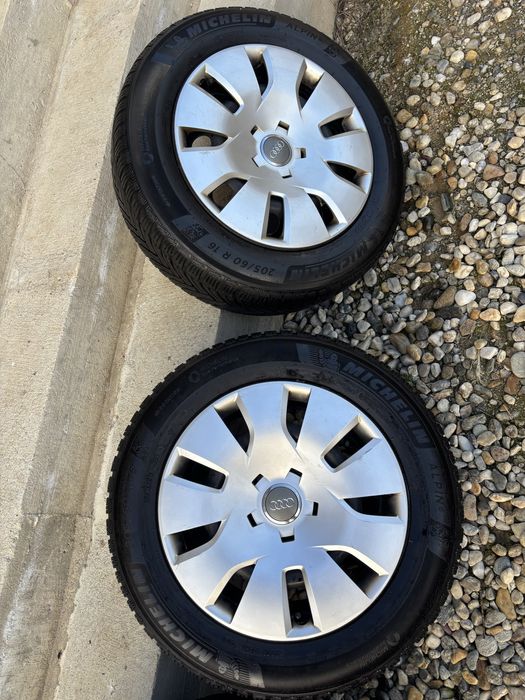 Jante audi cu anvelope iarna 205/60r16