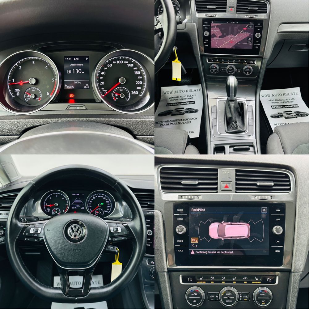 VOLKSWAGEN GOLF 7,5 2019 1.6D E6 GARANTIE Rate Avans 0 Doar Cu Buletin