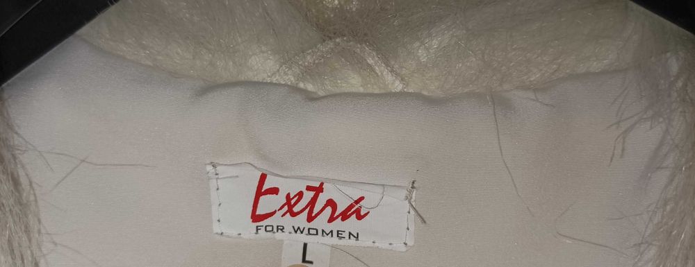 Blana artificiala alba pt ocazii, mar.M-L (blanita/capa)