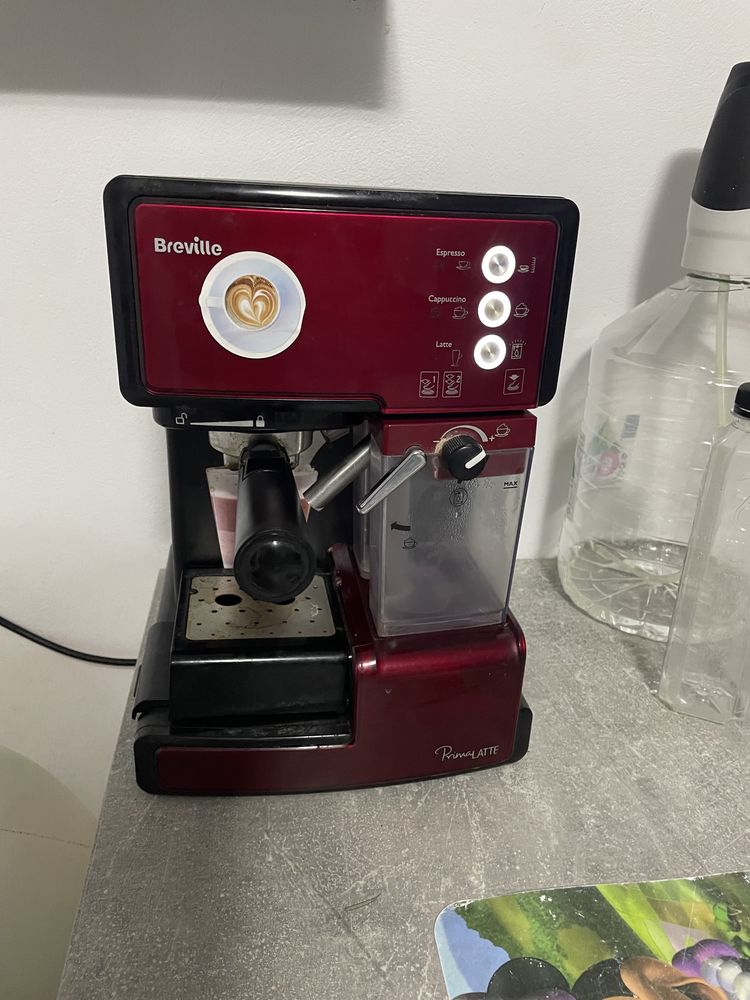 Espressor cafea Breville Prima Latte Rosu