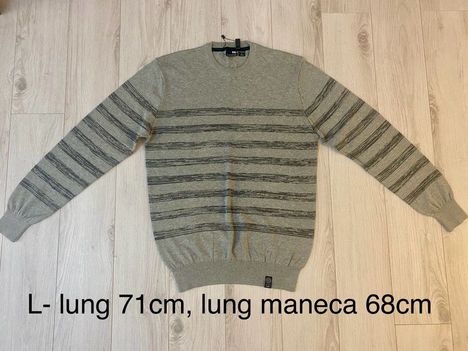 Pulovere bumbac barbatesti marimea L, noi
