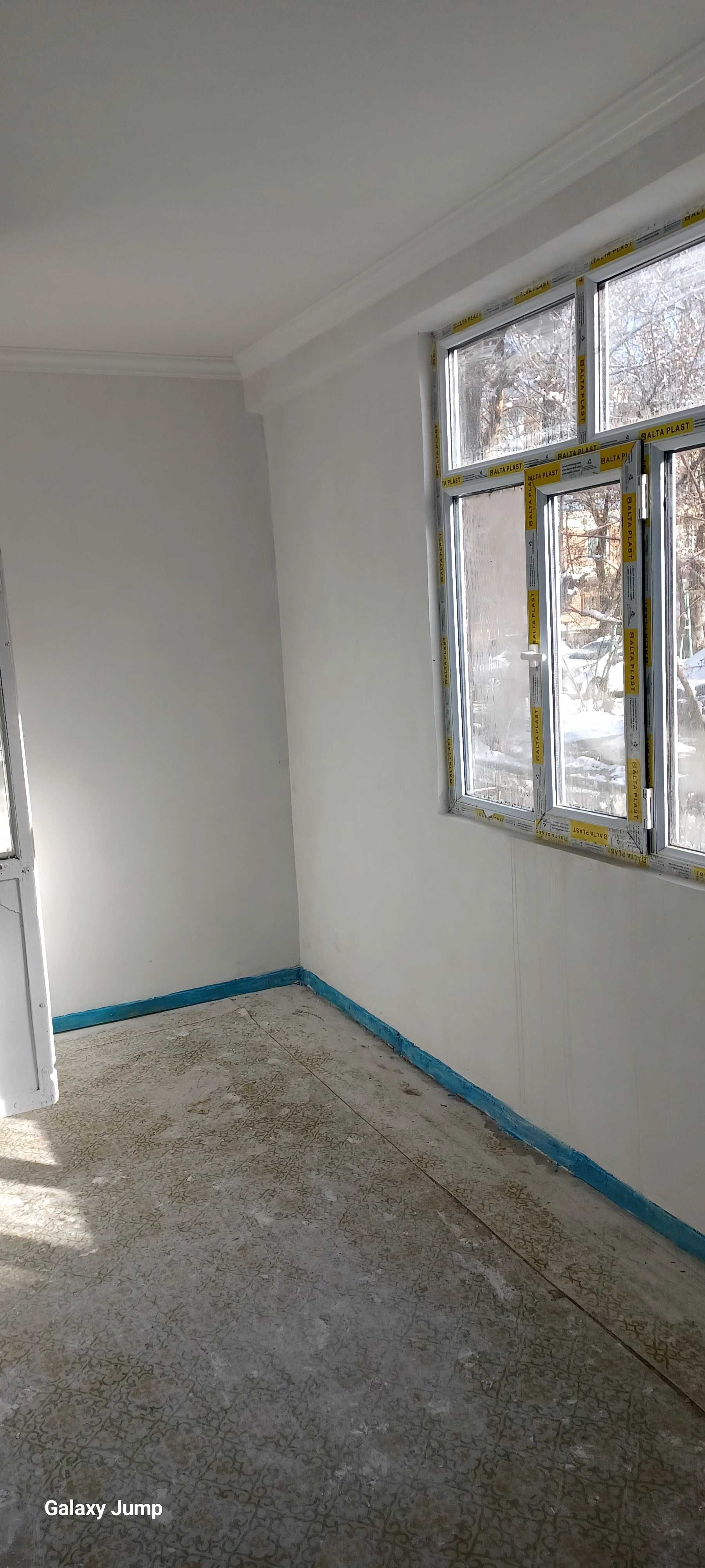 Продаётся 2 комнатная квартира 3 микрорайоне, 1 этаж