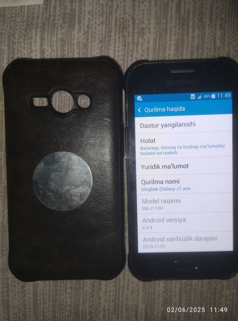 Samsung J1 ace sotiladi Narxi 200ming.