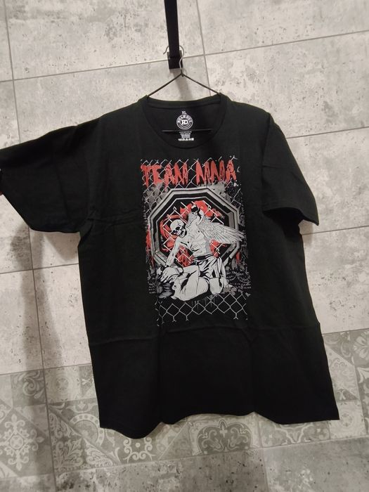 Tricou team mma rule out XL bumbac nou