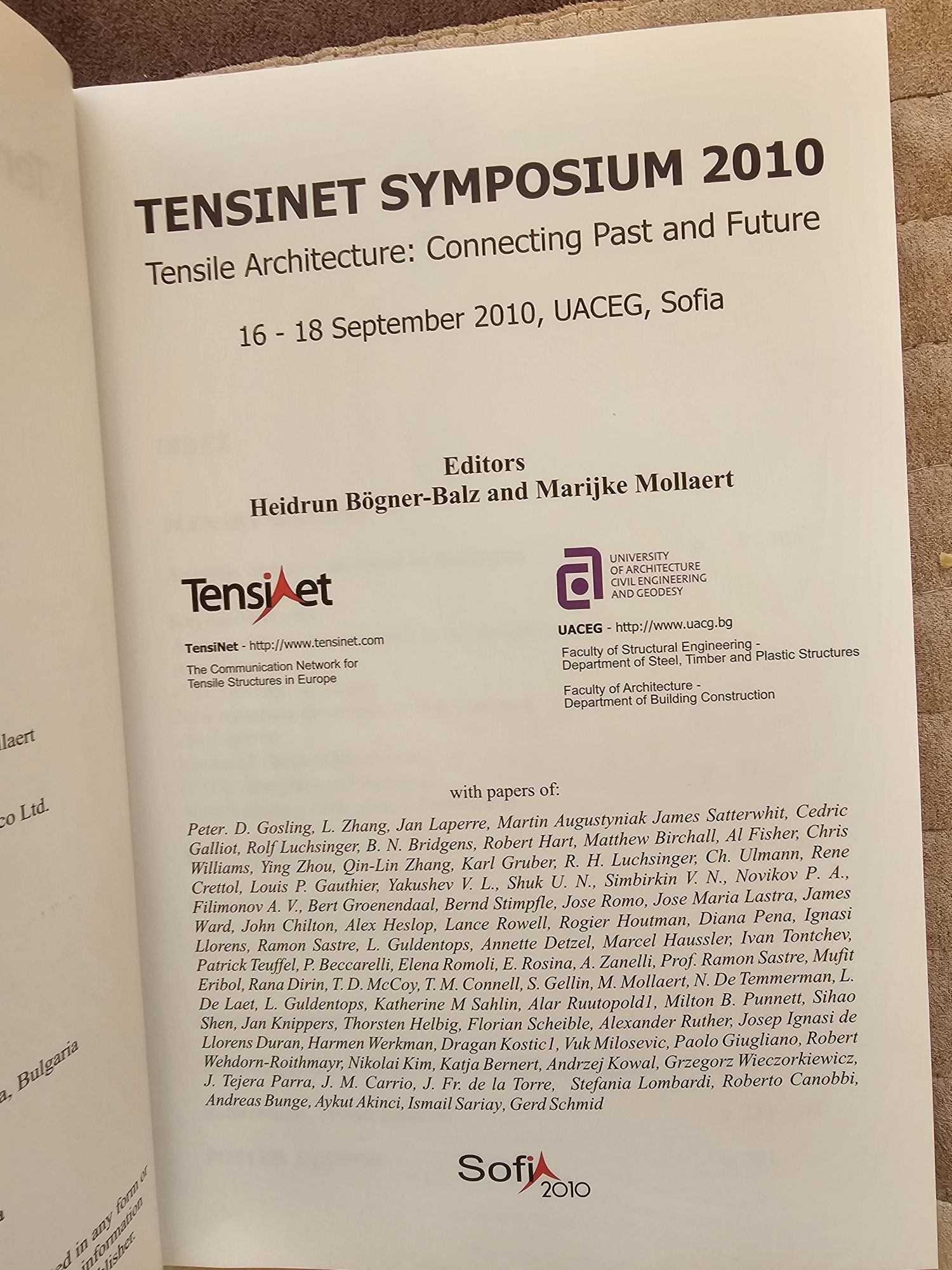 Книга "Tensinet Symposium 2010" (език: английски)