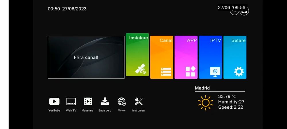 Vâbd receptor /receiver/decodor Gt media V8 UHD 4k