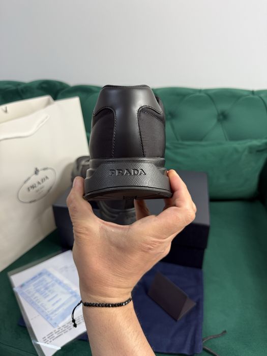 Adidasi Prada piele naturala 100% Full Box colectie noua