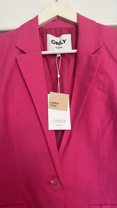 Дамско ленено сако Only ново с етикет