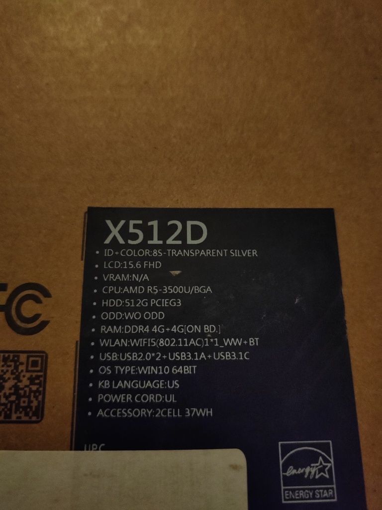 Asus X512da Мощный ноутбук. Обмен