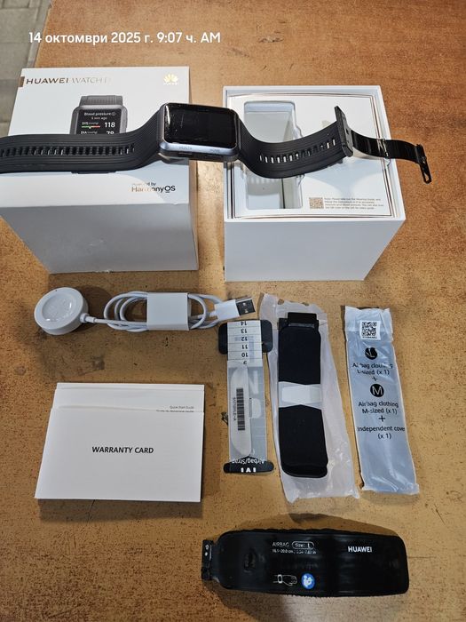 Huawei Watch D 51mm - Black първия часовник с реално измерване на ...