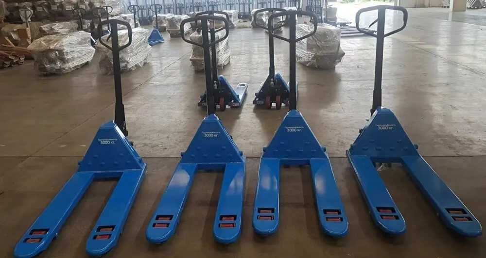 Гидравлическая тележка для поддонов Рохля Рокла в АССОРТИМЕНТЕ