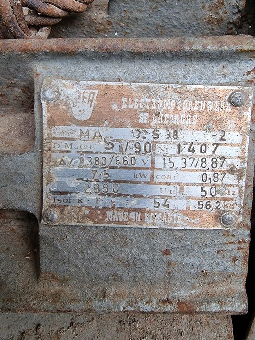 Motor trifazic 7,5 kw