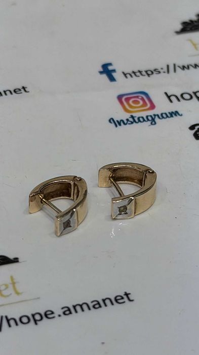 Hope Amanet P7 Cercei aur 14K 3.00 GR