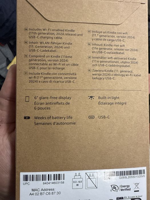 Amazon Kindle gen 11 2024 16gb 6” Fara reclame Pret fix