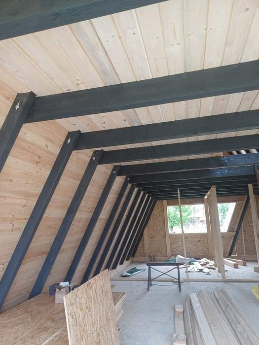 În prezent, casele A-frame pe structură metalică sunt foarte confortab