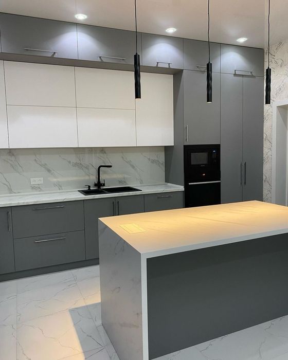 Кухонный Гарнитур Мебель Угловая Кухня Прямая Кухни Шкаф Прихожая