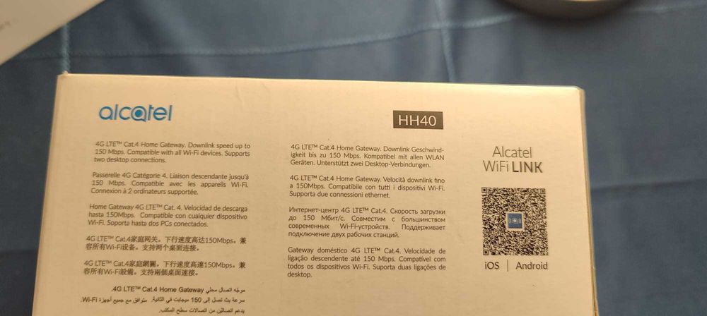 Router Wi-Fi portabil cu SIM – Alcatel HH40 LTE