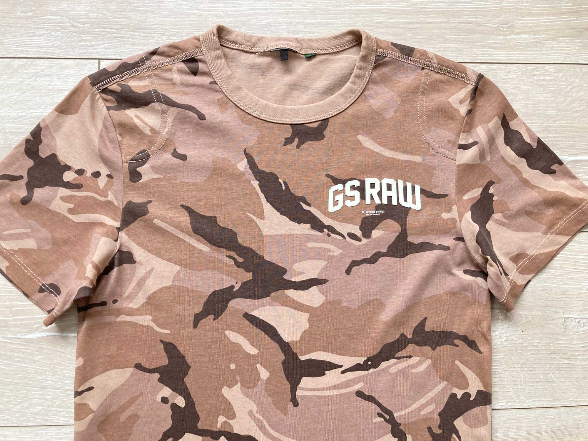 G Star Raw GSRAW CAMO R T S/S мъжка тениска размер XS