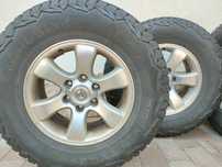 Jante aliaj Toyota Land Cruiser R17 + NOKIAN OUTPOST AT 265/70/R17