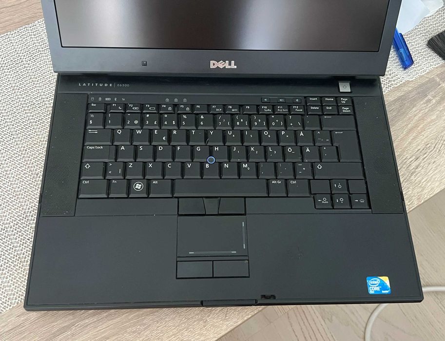 Laptop Dell Latitude E6500 fără HDD RAM baterie încărcător funcțional