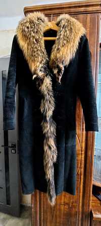 Пальто женское с мехом