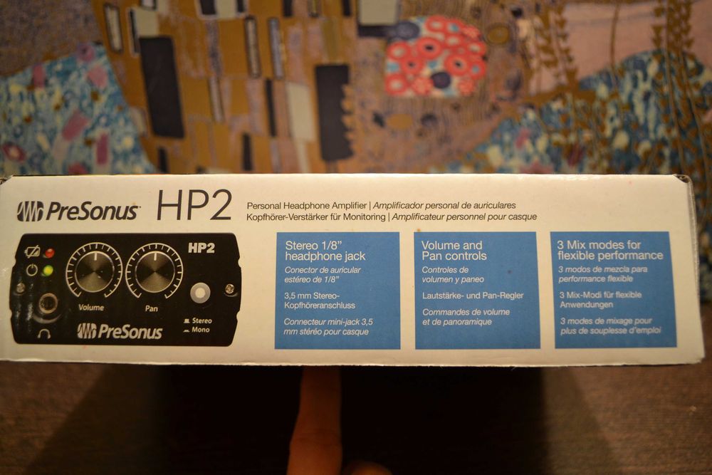 Presonus HP2 amplificator casti stereo,pentru inregistrari mobile.
