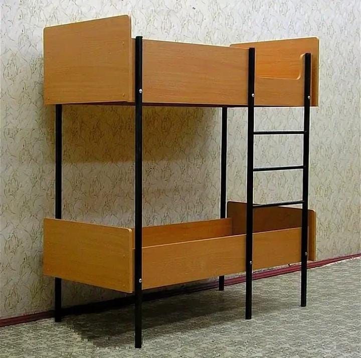 Двухъярусные металлические кровати с ЛДСП! Надежно, выгодно!