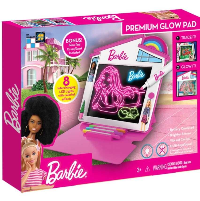 Дъска за рисуване Glow pad Barbie