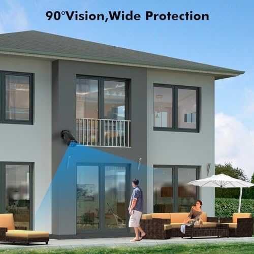 Нова 1080p охранителна камера, нощно виждане, водоустойчива, BNC