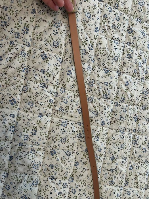 Curea piele Musette, S, bej auriu