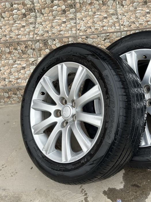 Продам диски с летней резиной, размер 225/55.16