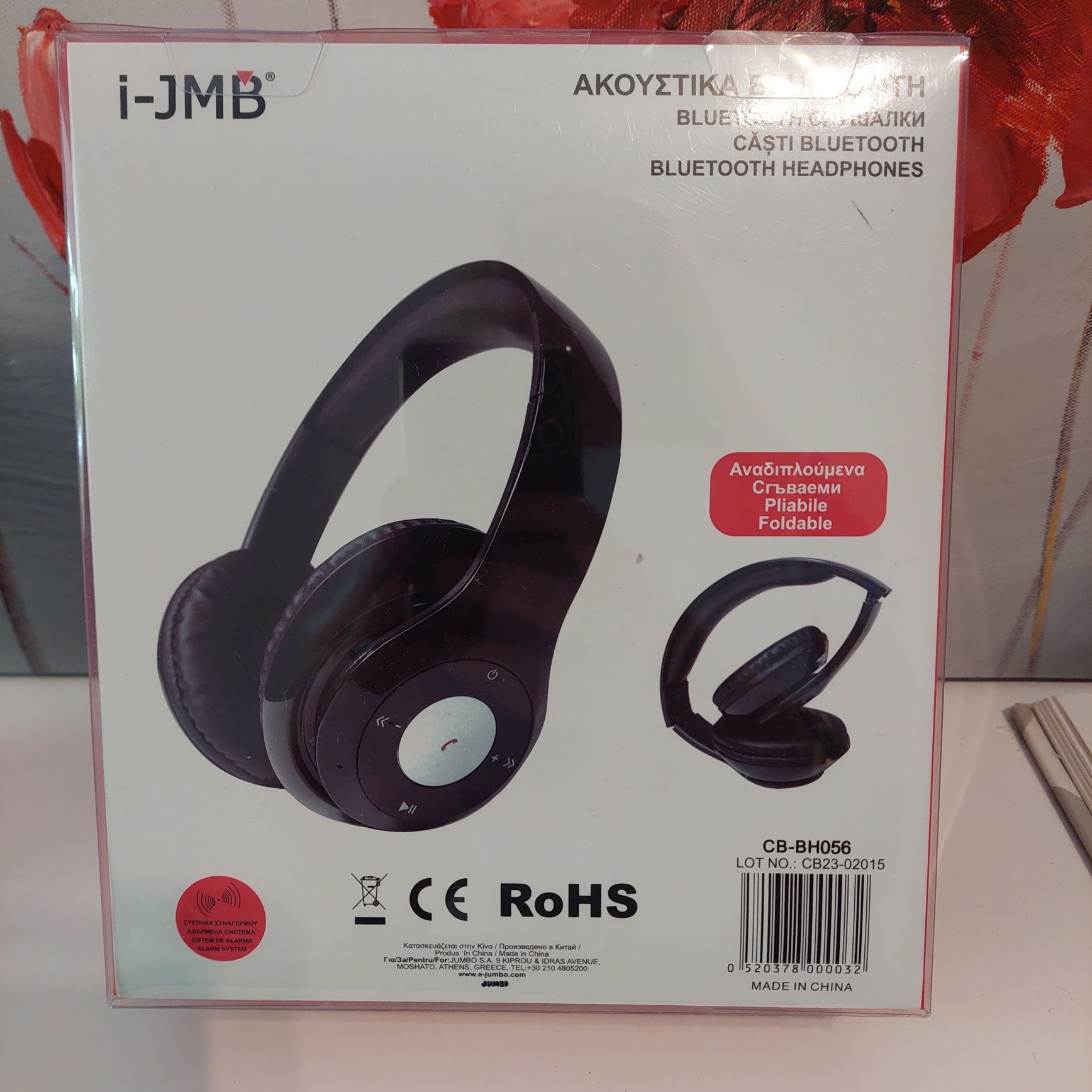 Casti negri cu Bluetooth noi