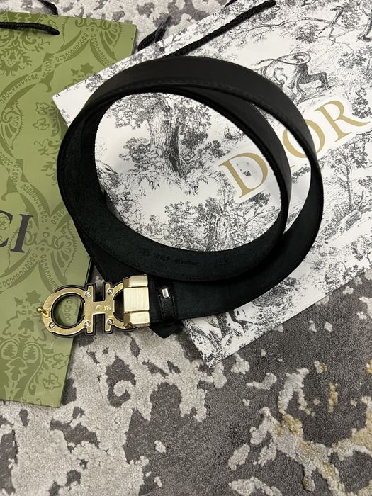 Curea Salvatore Ferragamo -poze reale 100% piele naturală nu ecologică