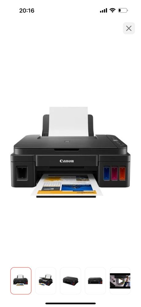 Принтер от фирмы Canon почти не пользовались