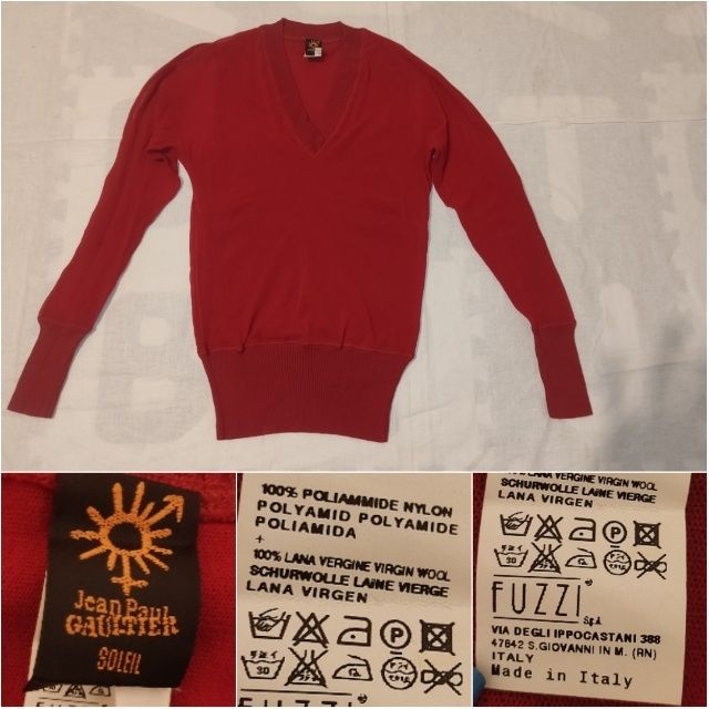 Bluza Jean Paul GAULTIER mărimea S dama lână vergin wool elegantă fete