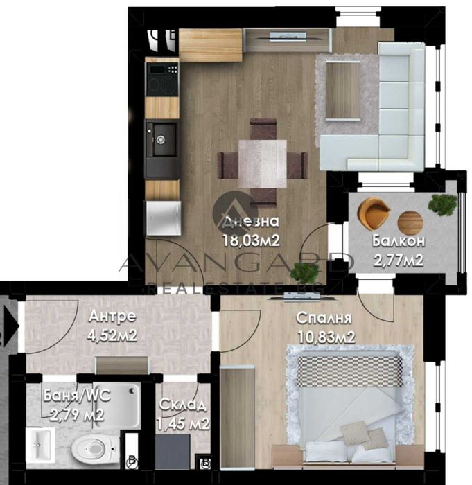 Продава се Двустаен апартамент в Пловдив, Кючук Париж - 65 кв.м за 1852 €/кв.м - Снимка #10