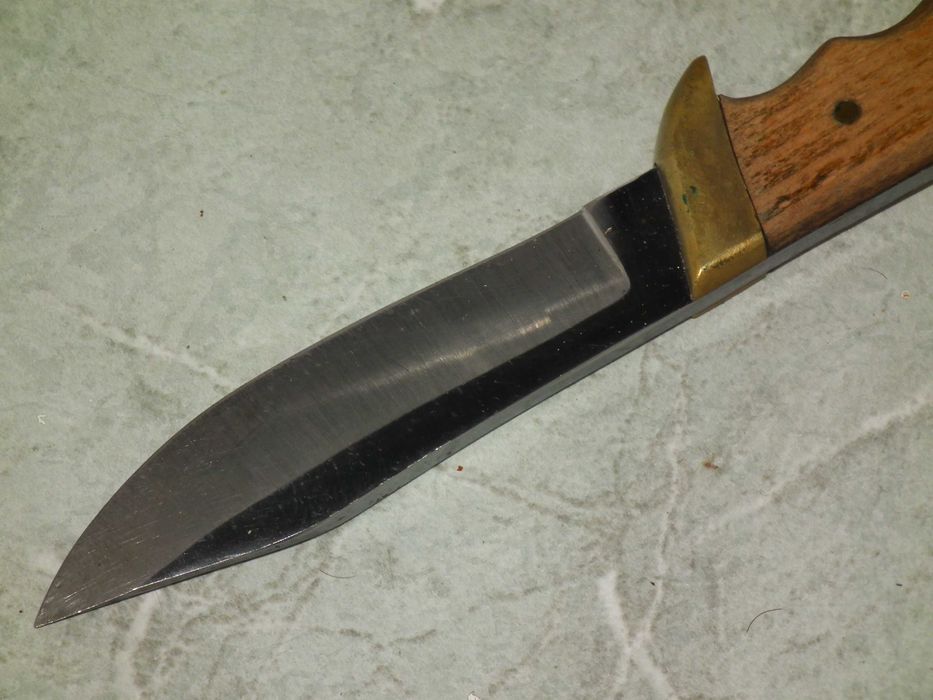 Cutit retro masiv de vánátoare drumetie + toc piele nr.2