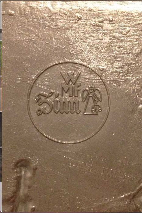 Vintage! Нови! Немски калаени картини Вечният младоженец и Пощальонът